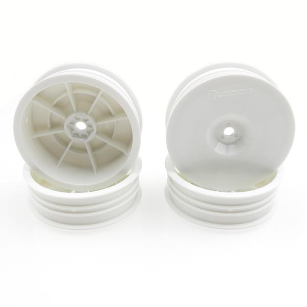 RUDDOG B7 | XB2 | LD3 - 2wd Slim Front Wheels 2.2" (White | 4pcs)